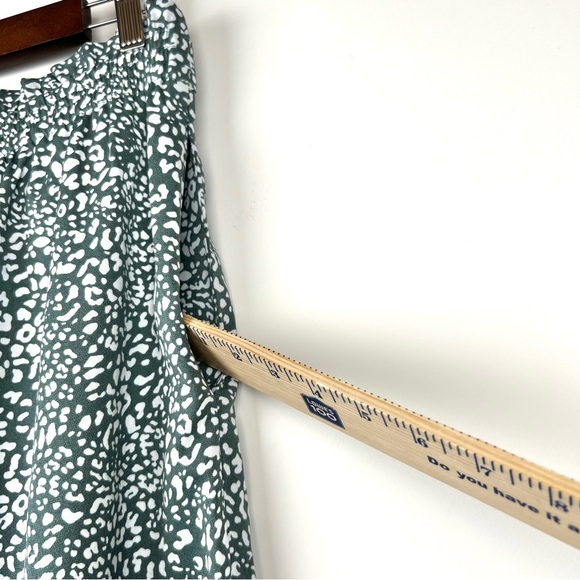 DR2 Polyester Wide Leg Pants Women Size L Leopard Print Elastic Waste Tie 0273 - Picture 9 of 9